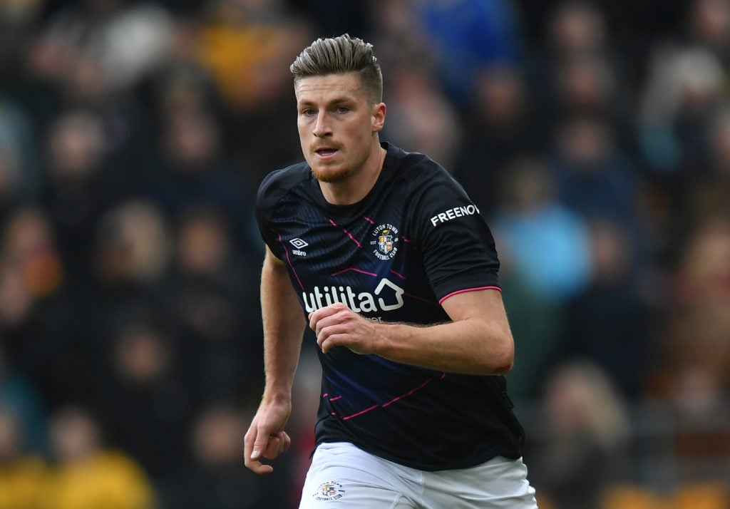New Charlton Athletic signing Reece Burke in action during Wolverhampton Wanderers v Luton Town - Premier League