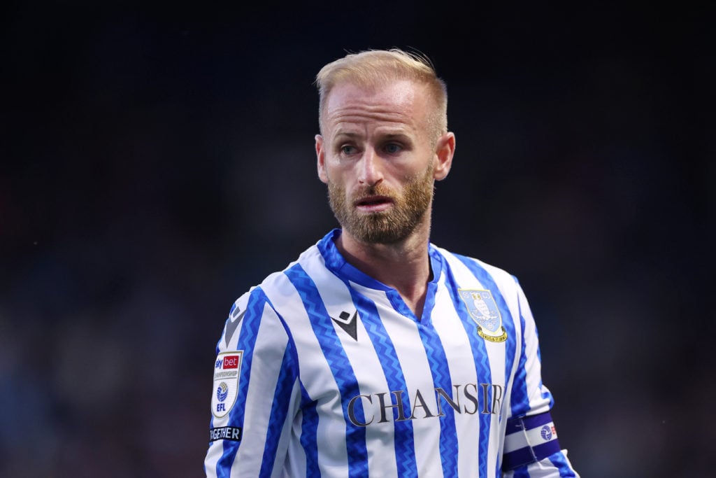 Barry Bannan of Sheffield Wednesday looks on