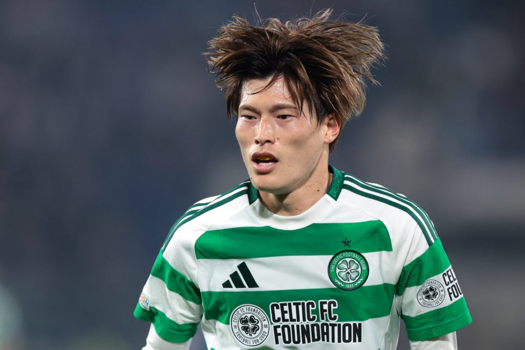 Kyogo Furuhashi during Atalanta vs Celtic