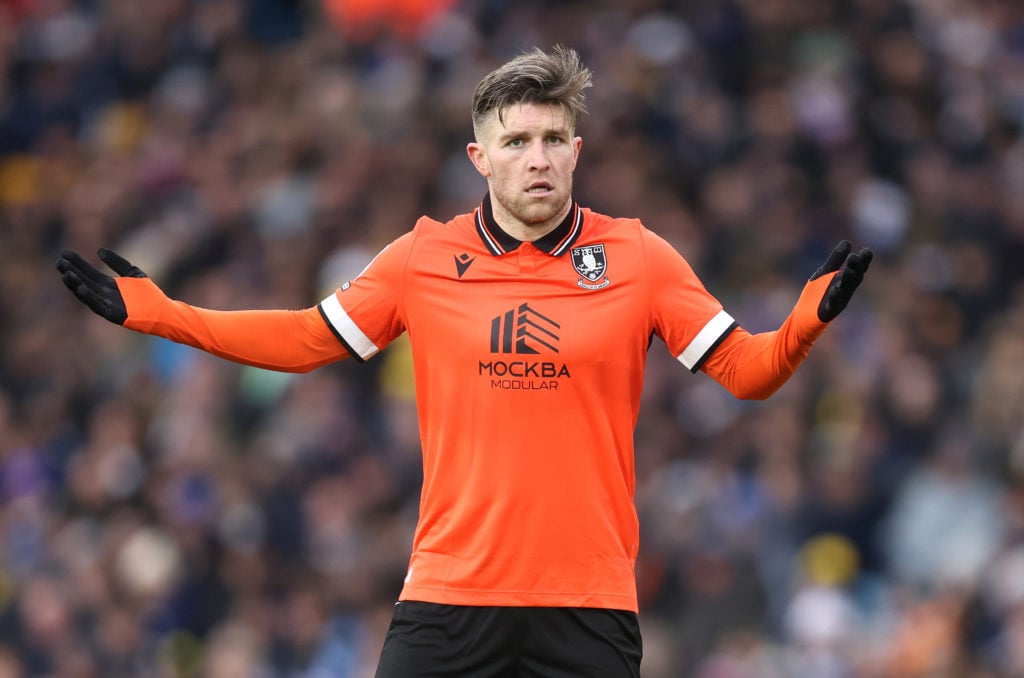 Josh Windass of Sheffield Wednesday reacts