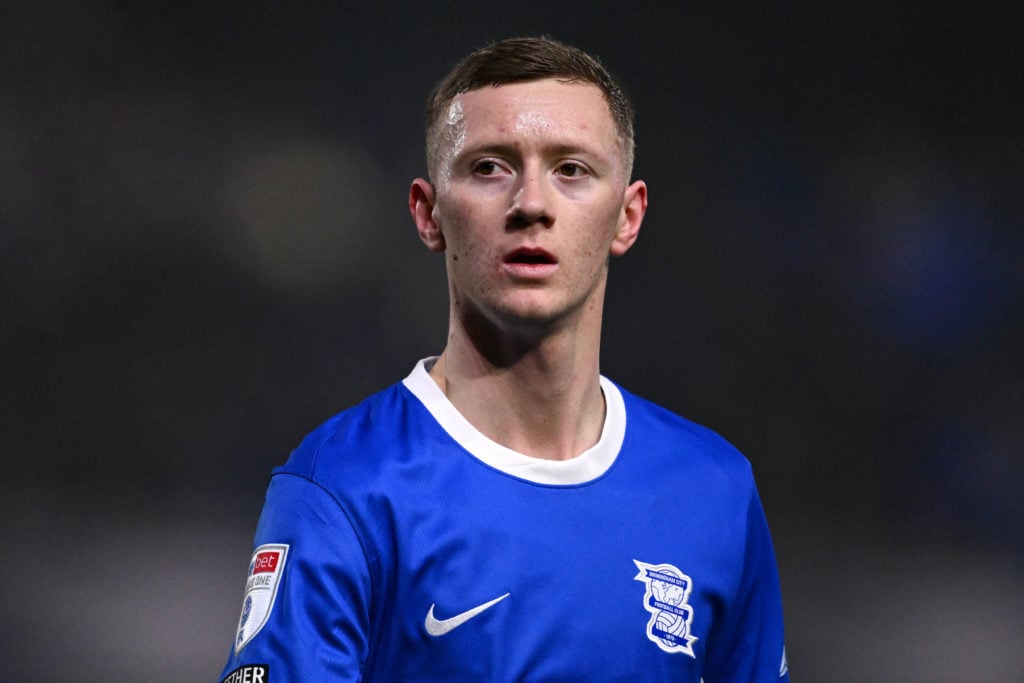 Jay Stansfield of Birmingham City during the Sky Bet League One match between Birmingham City FC and Cambridge United FC