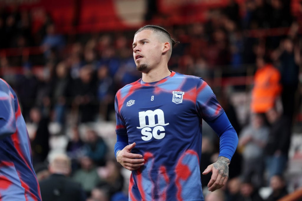 Kalvin Phillips in action for Ipswich.