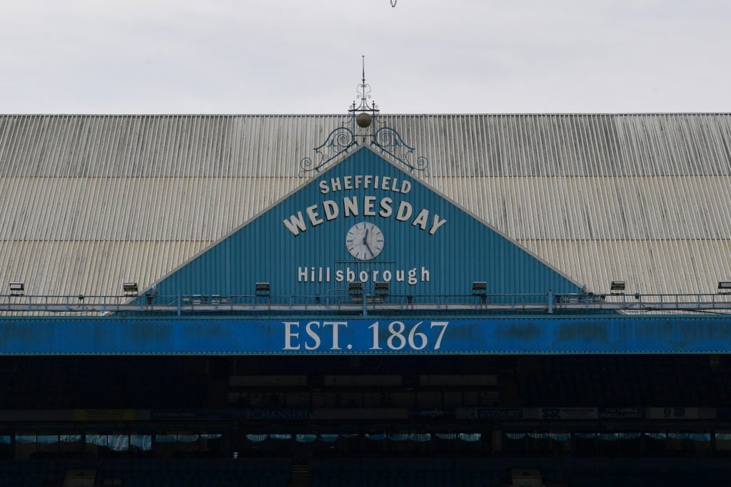 A general view of Hillsborough Stadium during the Sky Bet Championship match between Sheffield Wednesday and Portsmouth
