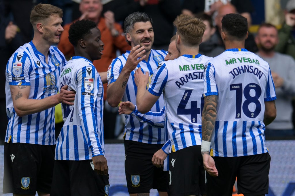 Callum Paterson of Sheffield Wednesday celebrates his goal