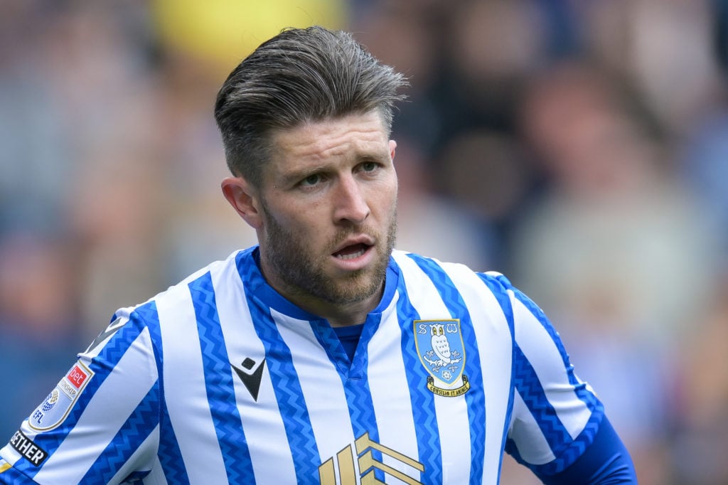 Josh Windass of Sheffield Wednesday plays during the Sky Bet Championship match between Sheffield Wednesday and Portsmouth