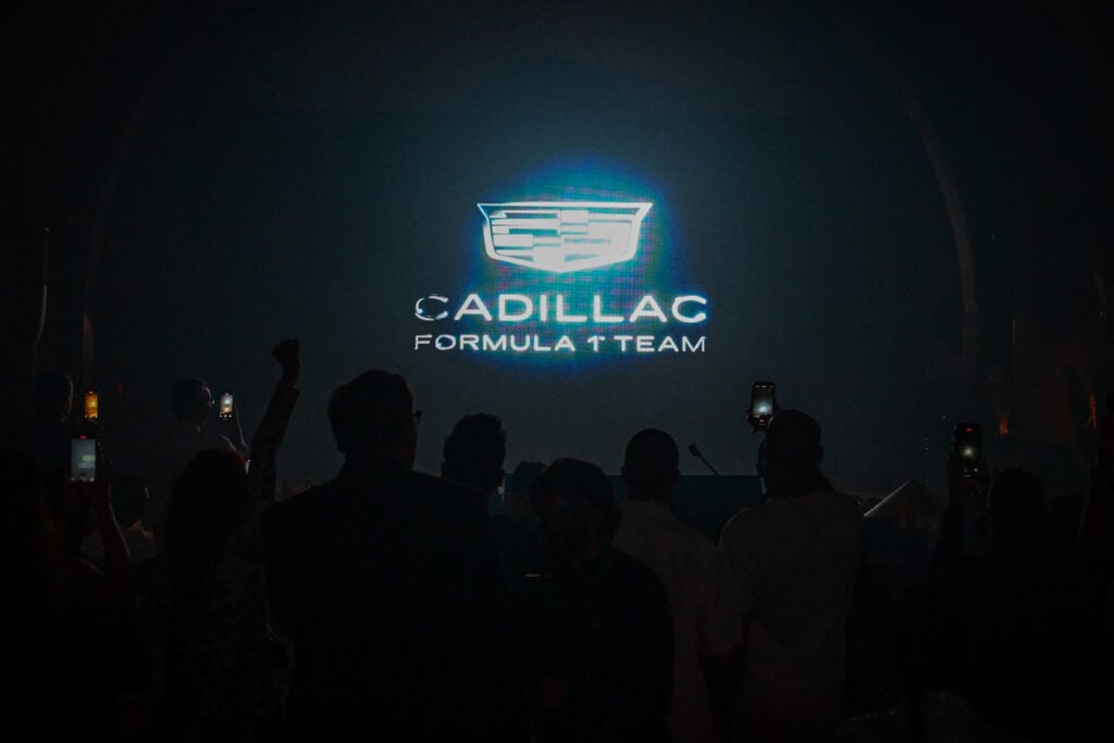 The Cadillac launch event for 2026 at the 2025 Miami Grand Prix