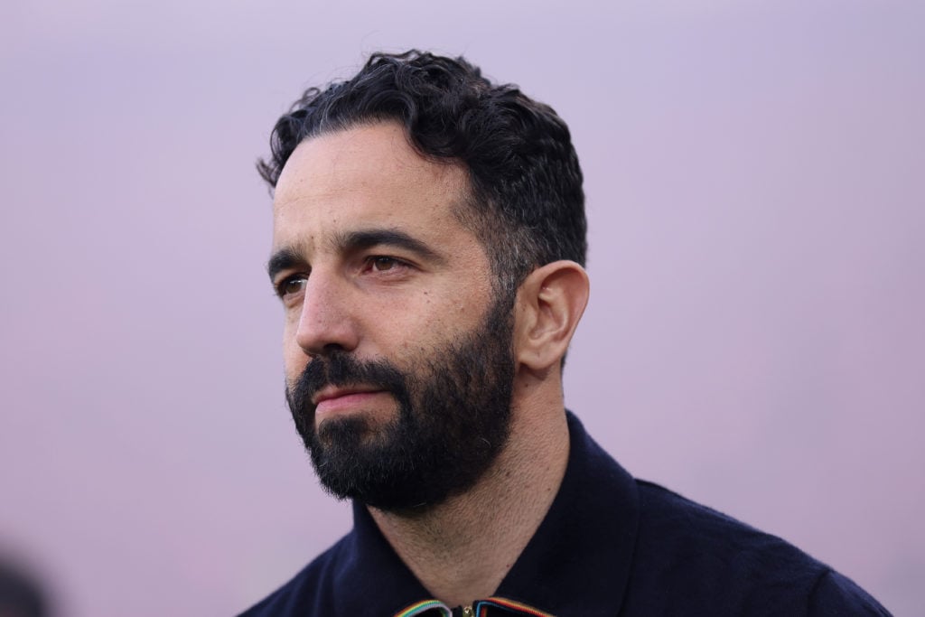 Ruben Amorim before Manchester United v Athletic Club in the UEFA Europa League.