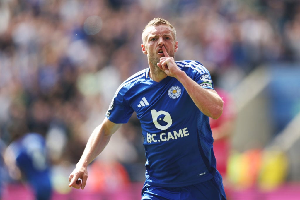 Jamie Vardy during Leicester City FC v Ipswich Town FC - Premier League