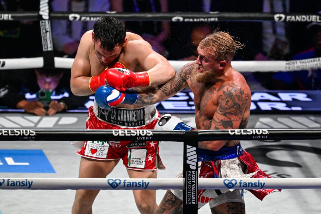 Jake Paul punches Julio Cesar Chavez Jr.