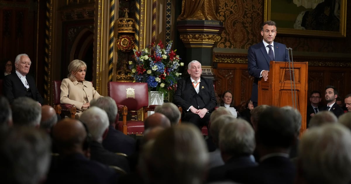 UK and France must save Europe, says Macron – POLITICO