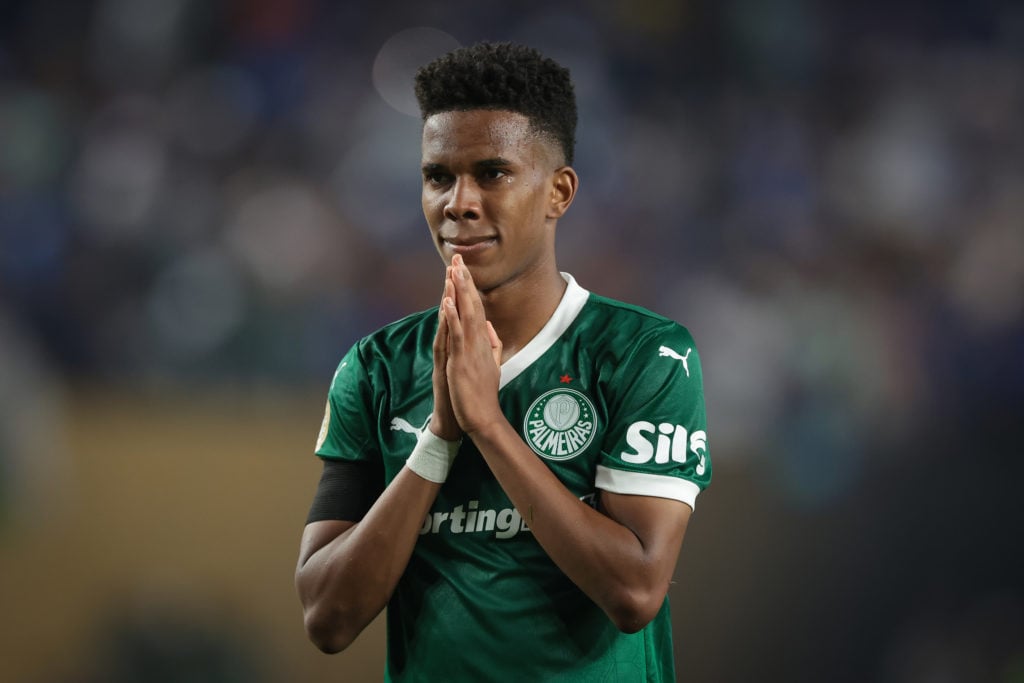 Estevao Willian says goodbye to supporters after SE Palmeiras v Chelsea FC: Quarter Final - FIFA Club World Cup 2025