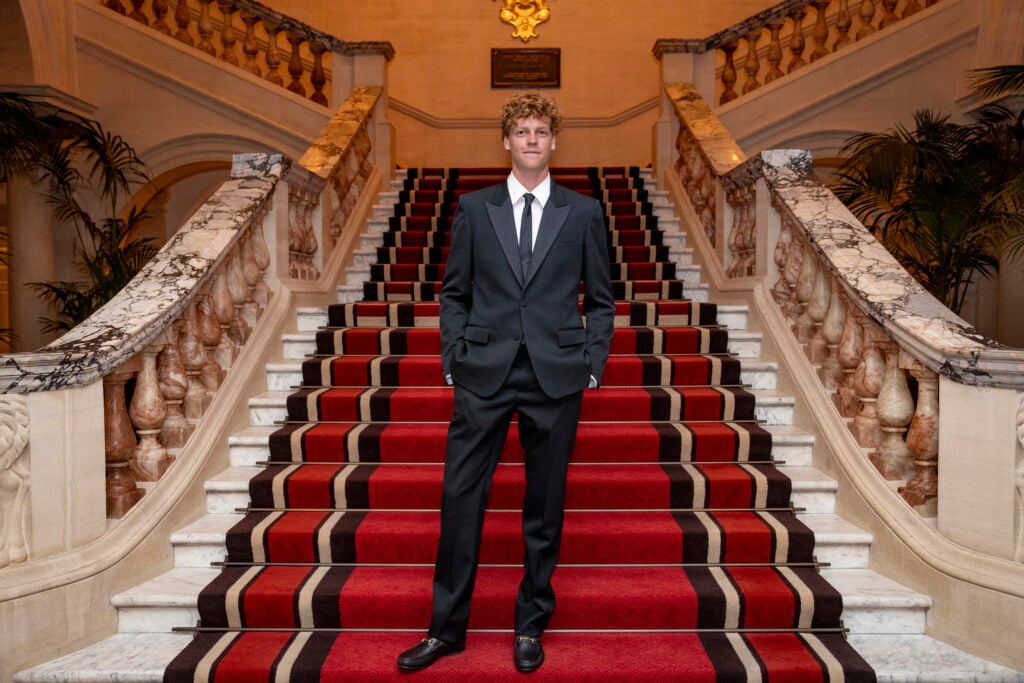 Jannik Sinner ahead of the Wimbledon champions dinner.