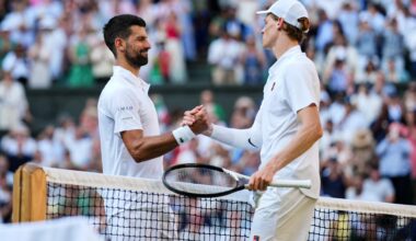 Jannik Sinner says what he finds 'amazing' about Novak Djokovic and reacts to knocking him out of Wimbledon this year