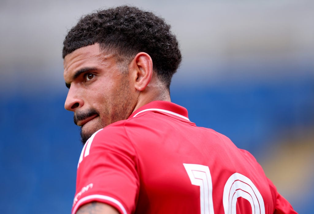 Morgan Gibbs-White looks on during Nottingham Forest vs AS Monaco in pre-season