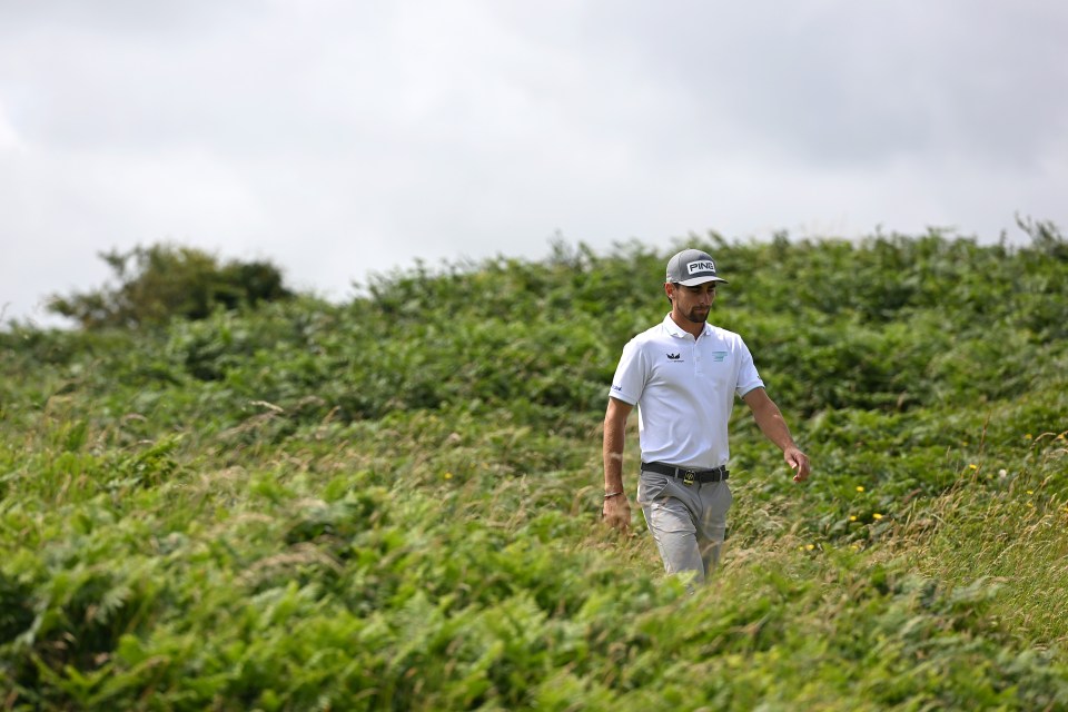 PORTRUSH, NORTHERN IRELAND - JULY 18: Joaquin Niemann of Chile walks on the 13th hole during Day Two of The 153rd Open Championship at Royal Portrush Golf Club on July 18, 2025 in Portrush, Northern Ireland. (Photo by Alex Pantling/R&A/R&A via Getty Images)