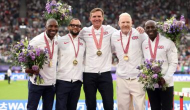 Great Britain’s 4×400 relay team savours ‘really special’ gold medal after 28-year wait