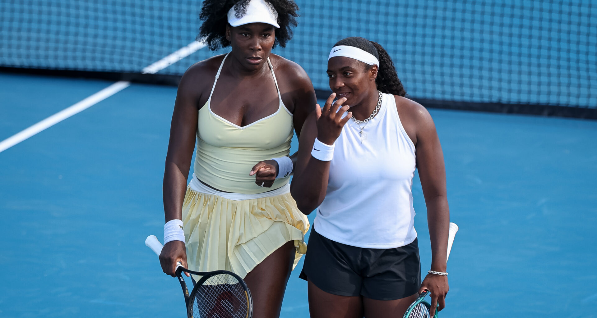 Taylor Townsend delivers her immediate thoughts on Venus Williams after knocking her out of Washington Open doubles
