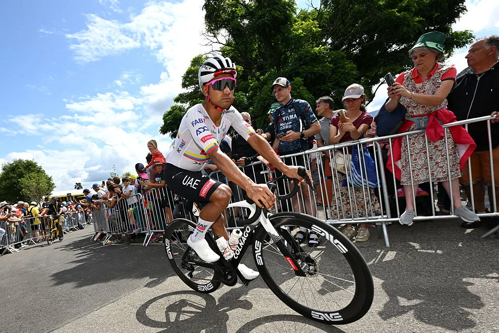 VIF, FRANCE - JULY 24: Jhonatan Narvaez of Ecuador and UAE Team Emirates - XRG prior to the 112th Tour de France 2025, Stage 18 a 171.5km stage from Vif to Courchevel - Col de la Loze 2298m / #UCIWT / on July 24, 2025 in Vif, France. (Photo by Tim de Waele/Getty Images)