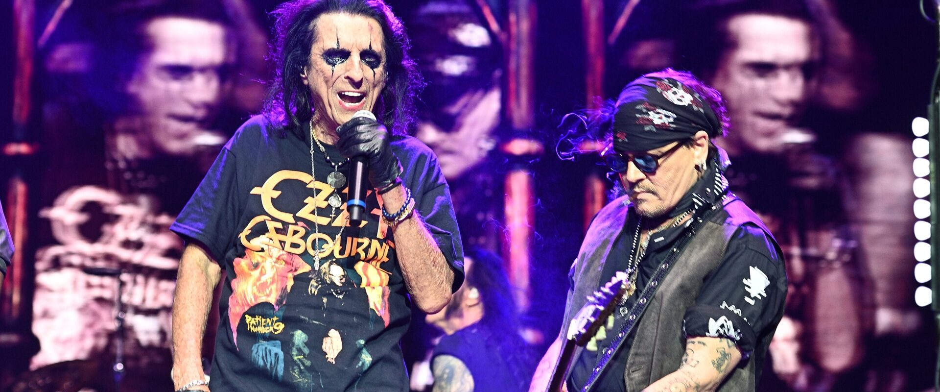 Watch Alice Cooper’s Original Band (And Johnny Depp) Perform a Wild Ozzy Tribute in London