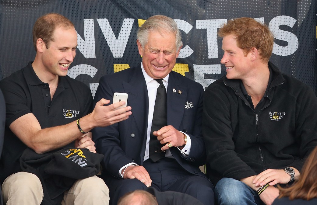 Prince William, Duke of Cambridge, Prince Harry and Prince Charles
