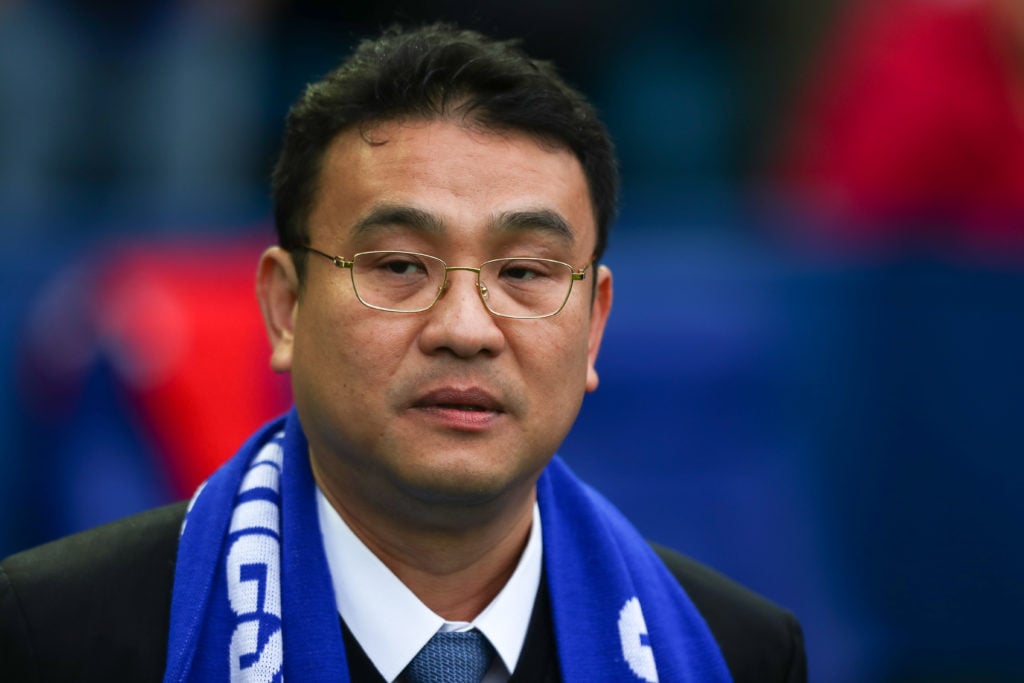 Sheffield Wednesday owner Dejphon Chansiri looks on
