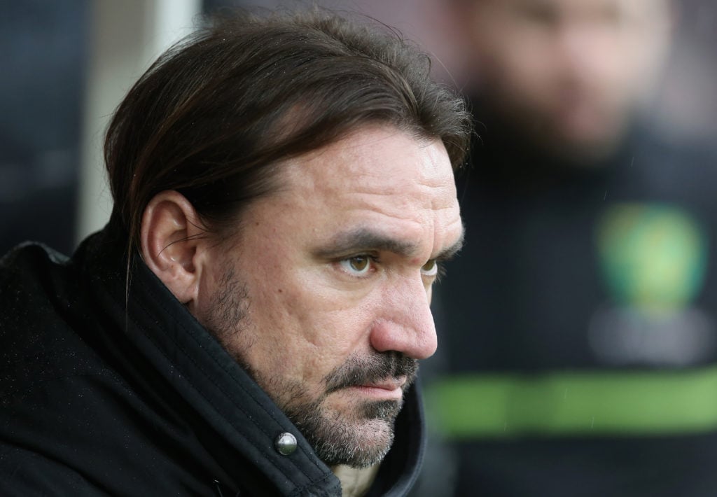 Norwich City manager Daniel Farke during a Championship match against Brentford.