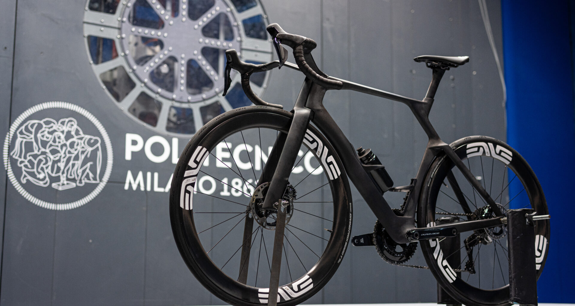 The Colnago Y1Rs in naked carbon in development
