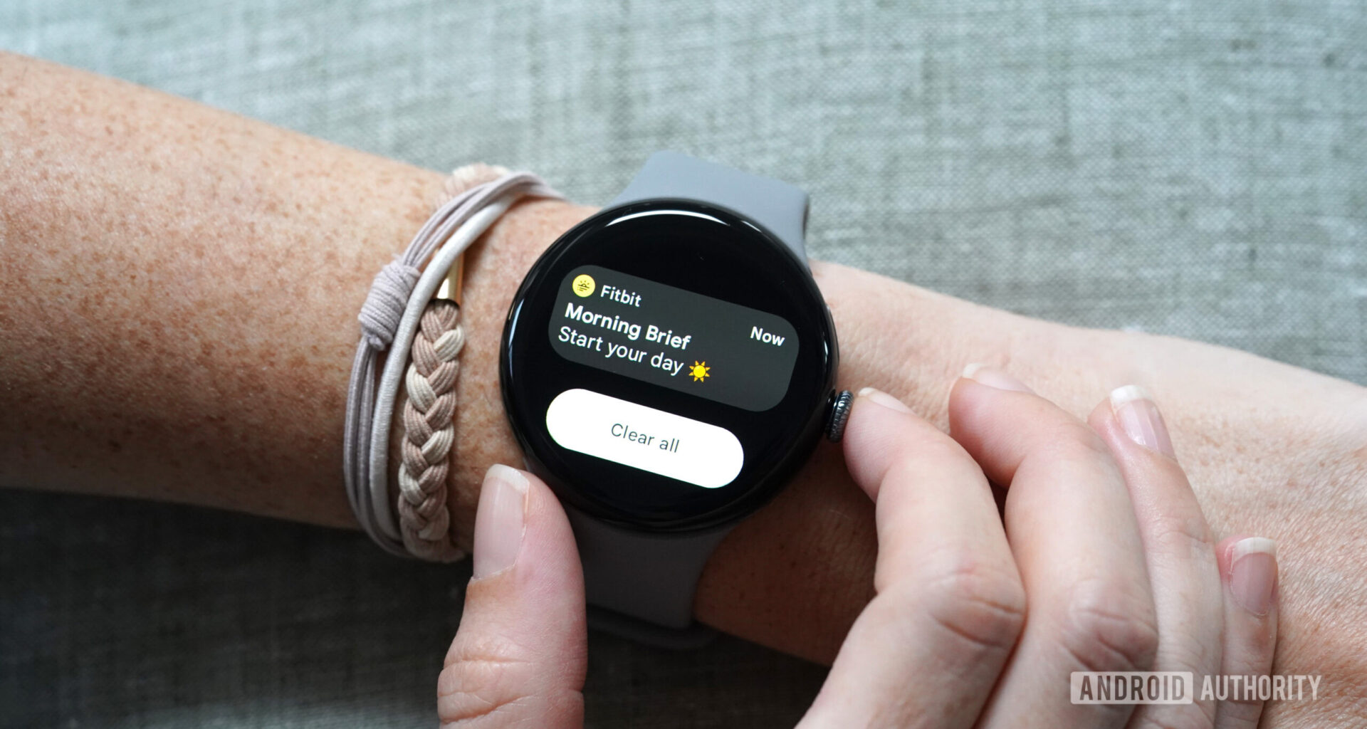 A user accesses their Morning Brief via the feature's notification.
