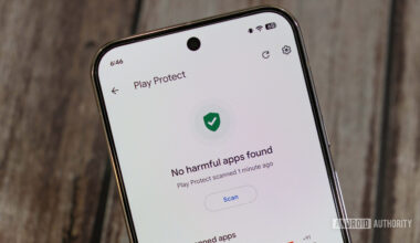 Google Play Protect Apps scanned