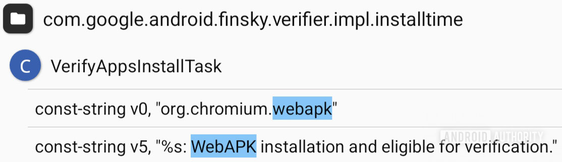 Google Play Protect WebAPK scanning 2