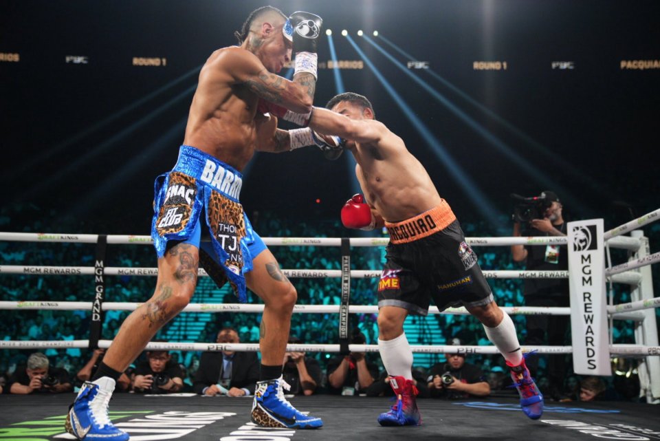 Pacquiao rolled back the years and had everyone in the Sin City arena mesmerised