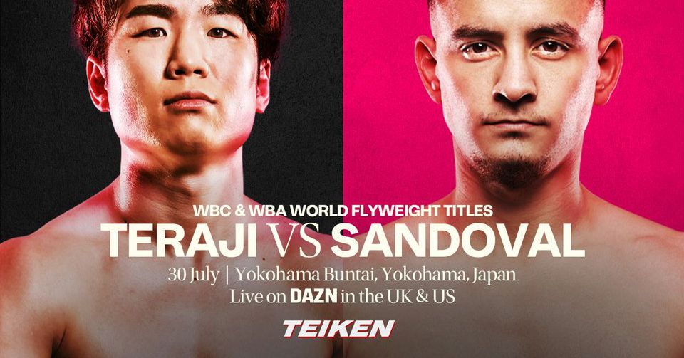 DAZN picks up July 30 Teraji vs Sandoval tripleheader from Yokohama