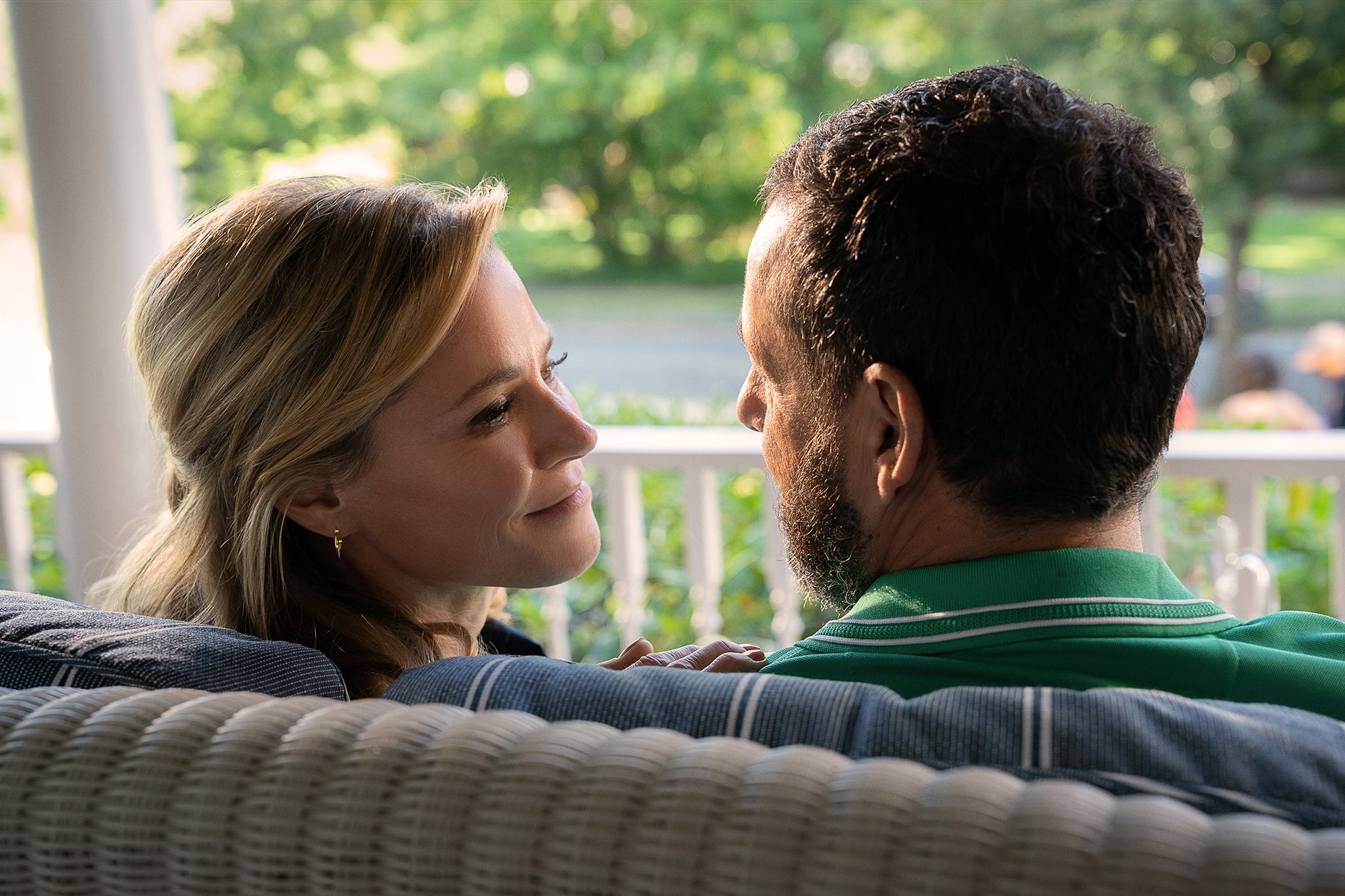 Julie Bowen and Adam Sandler in ‘Happy Gilmore 2’
