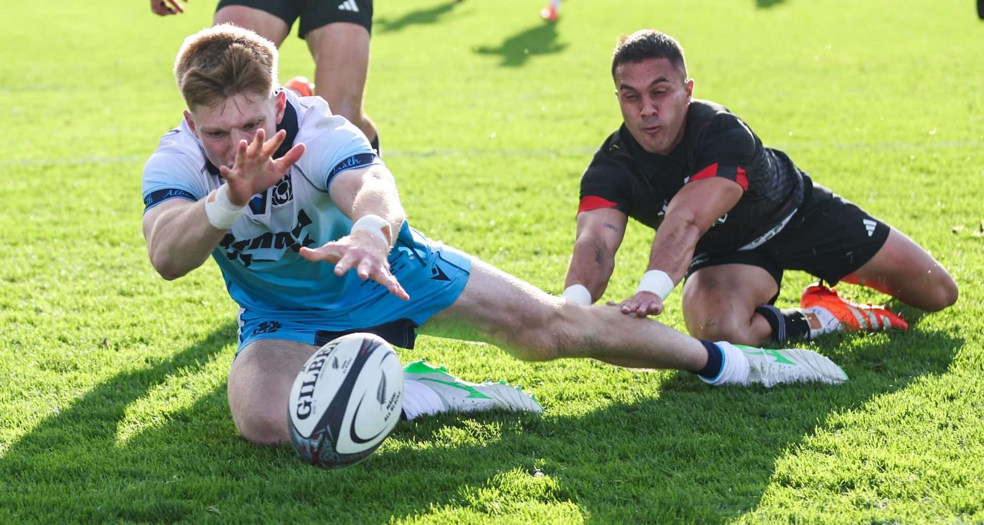 Harry Paterson was a try scorer for Scotland versus Māori All Blacks. Image: Fiona Goodall/Scottish Rugby