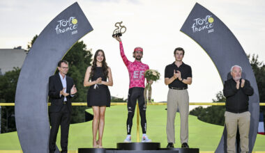 Ben Healy ends race of his life on Tour de France podium in Paris