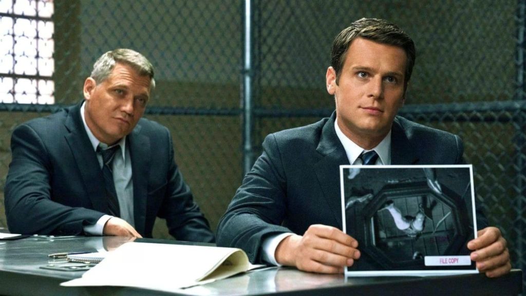 Holt McCallany and Jonathan Groff in Netflix's Mindhunter