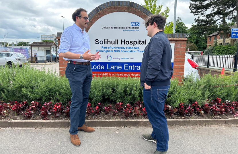Outpatient services at Solihull Hospital rated outstanding by CQC