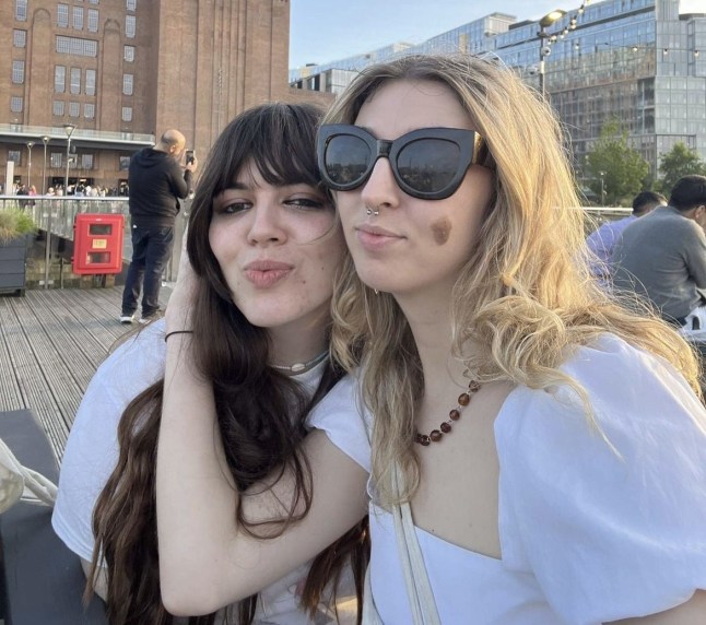 Photo of Jess Hamilton and her girlfriend.