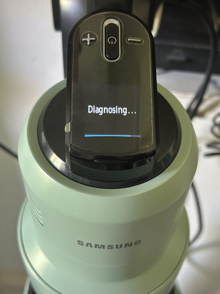 Samsung device diagnosing.