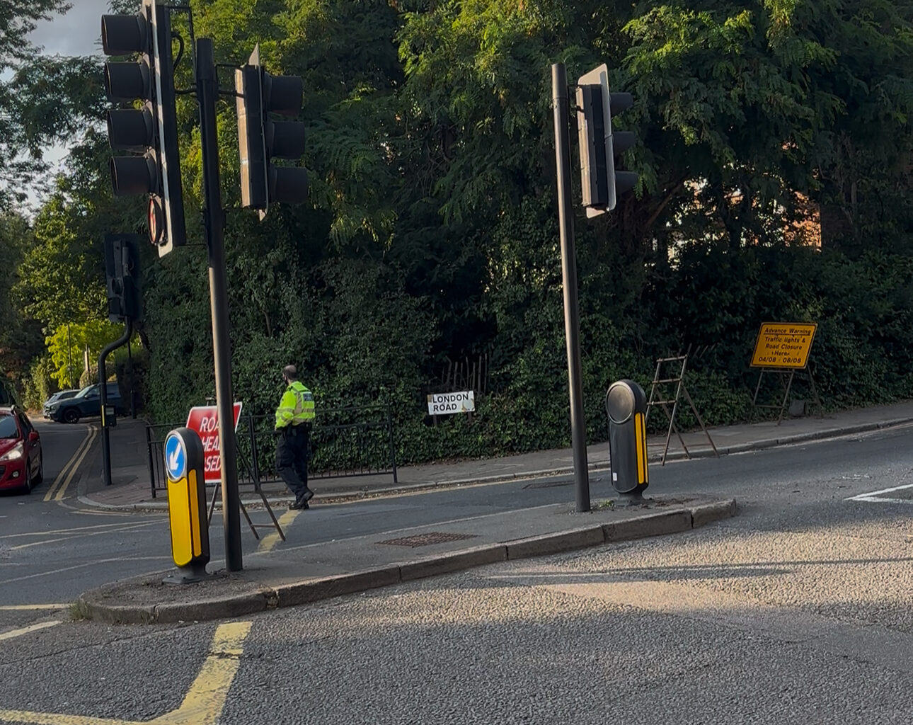 Major road blocked after collision in Stanmore