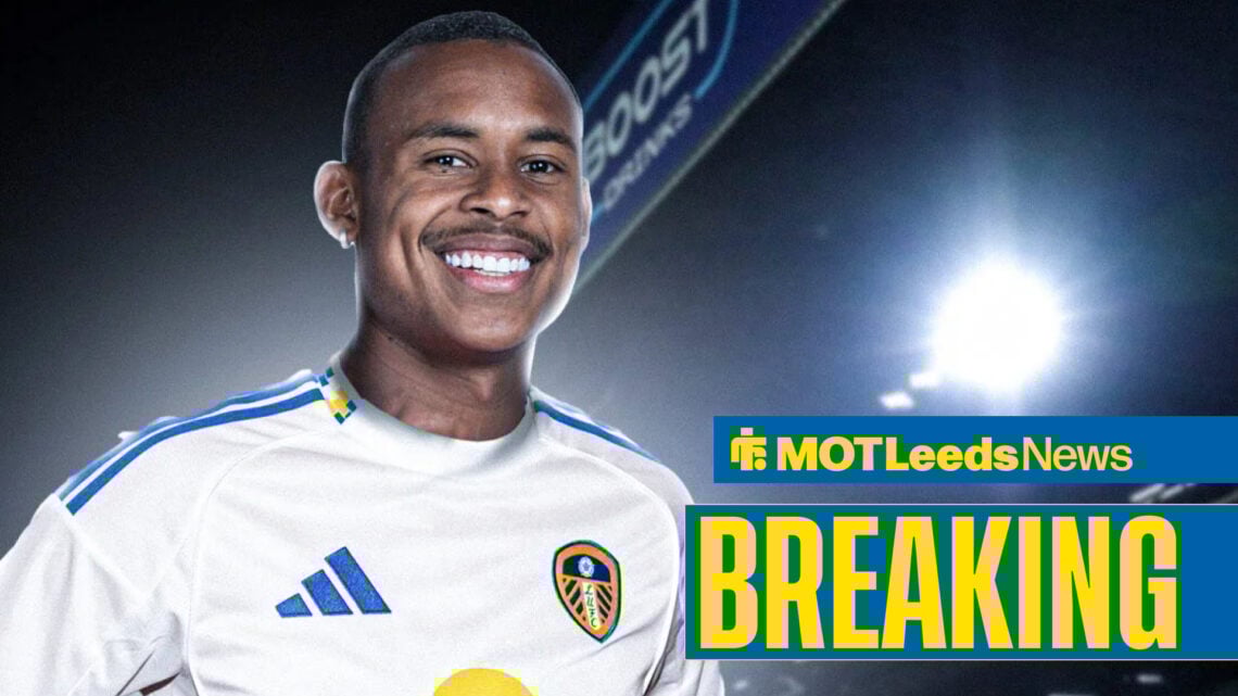 Igor Paixao in Leeds' new kit