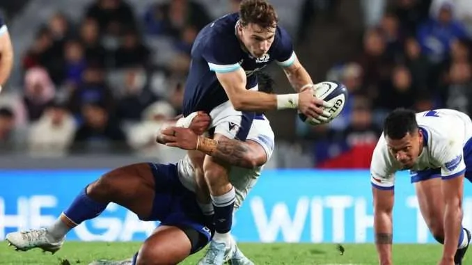 Jamie Dobie was man-of-the-match in Scotland's win over Samoa. Image: SNS/Scottish Rugby