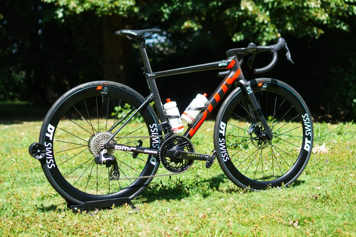 Julian Alaphilippe's BMC Teammachiine SLR 01 at the 2025 Tour de France