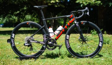 Julian Alaphilippe's new BMC Teammachine SLR 01 has pro-only tyres and a stunning raw-carbon finish