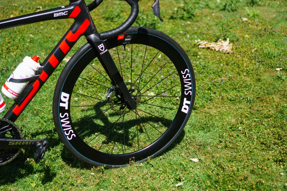 Julian Alaphilippe's BMC Teammachiine SLR 01 at the 2025 Tour de France