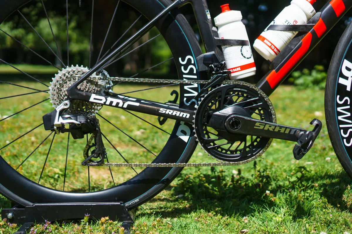Julian Alaphilippe's BMC Teammachiine SLR 01 at the 2025 Tour de France