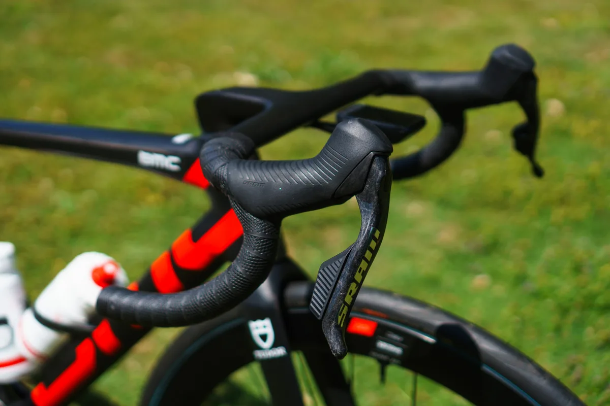 Julian Alaphilippe's BMC Teammachiine SLR 01 at the 2025 Tour de France