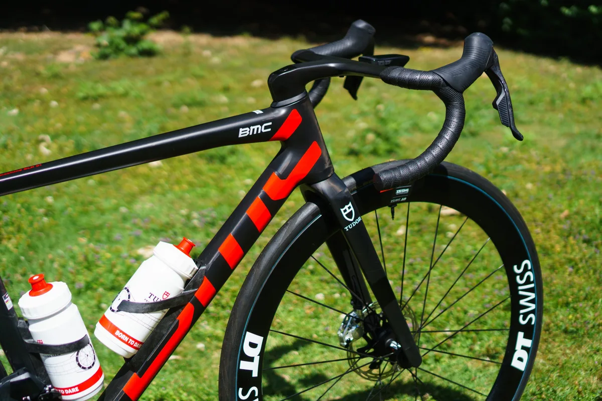 Julian Alaphilippe's BMC Teammachiine SLR 01 at the 2025 Tour de France