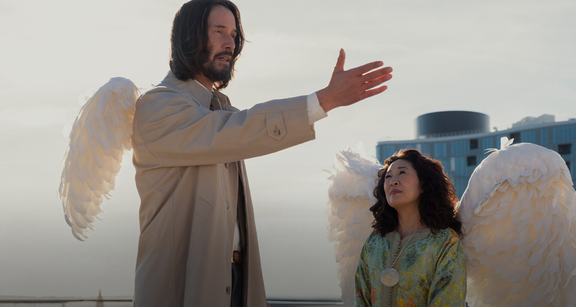 Keanu Reeves Brings The Laughs As An Angel In New Comedy 'Good Fortune'