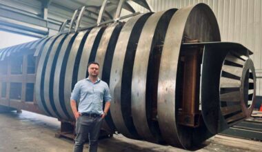 Work on Bomber County Gateway Trust’s 'On Freedom's Wings' Lancaster bomber sculpture project is nearing completion by Lincolnshire-based Timmins Engineering and Construction Ltd.